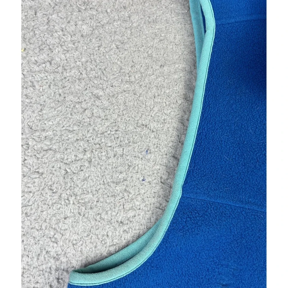 Patagonia Vest Mens S Blue Outdoor Lightweight Synchilla Fleece Snap T Zip